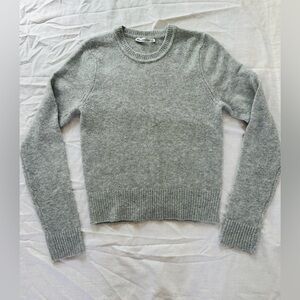 Abercrombie & Fitch Cozy Gray Crew Neck Sweater